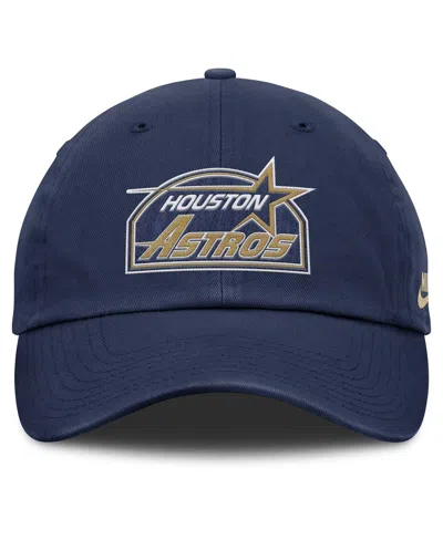 Nike Women's Navy Houston Astros Club Adjustable Hat In Navy