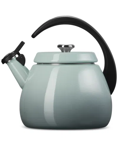Le Creuset Enamel On Steel 2.2 Qt. Cloche Tea Kettle In Sea Salt