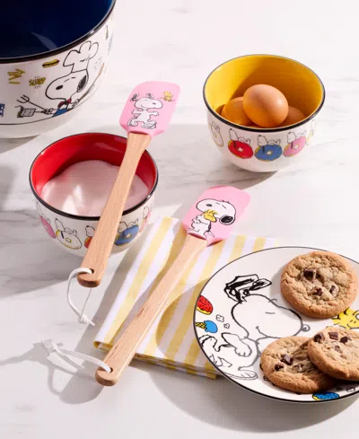 Lenox Chef Snoopy Pink Spatulas, Set Of 2 In Pink