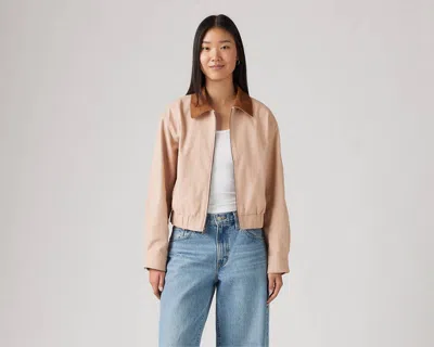 Levi's Laydown Collar Jacket In Black