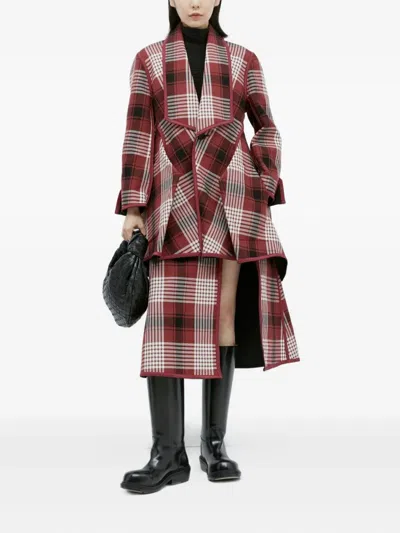 Issey Miyake Women Counterpoint Check Jacket In Multi