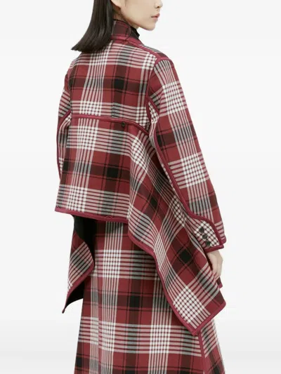 Issey Miyake Women Counterpoint Check Jacket In Multi