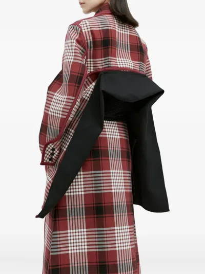 Issey Miyake Women Counterpoint Check Jacket In Multi