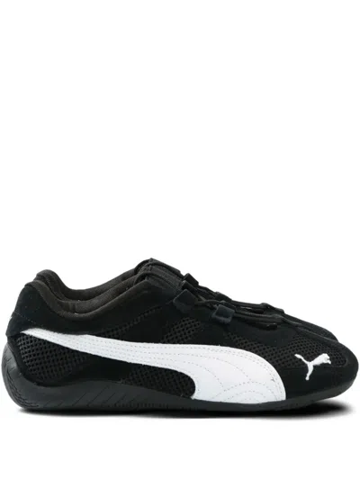 Puma Speecat Og Mesh-panel Slip-on Trainers In Black