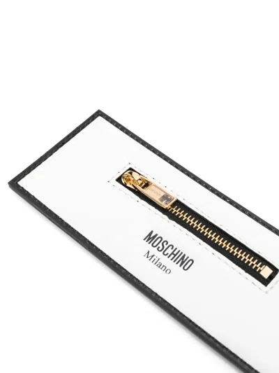 Moschino Keyring In White