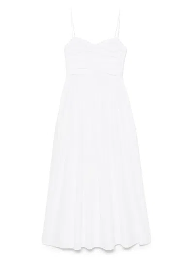 Matteau Maxikleid Aus Popeline In White