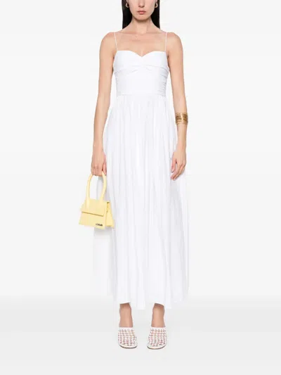 Matteau Maxikleid Aus Popeline In White