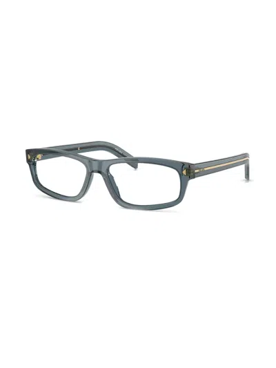 Prada Logo-printed Frames In Grey