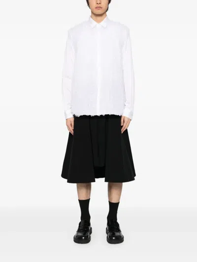 Comme Des Garçons Homme Deux Bermuda Shorts In Black
