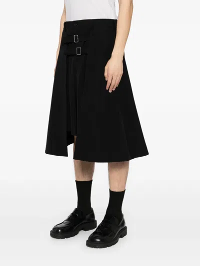 Comme Des Garçons Homme Deux Bermuda Shorts In Black