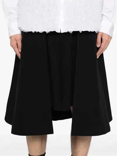 Comme Des Garçons Homme Deux Bermuda Shorts In Black