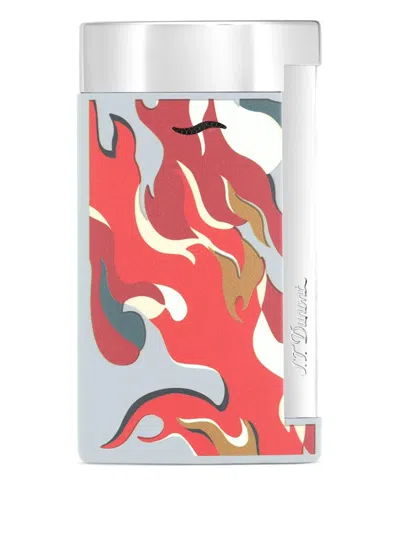 St Dupont Slim 7 Lighter In Red