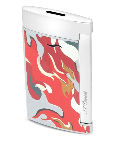 St Dupont Slim 7 Lighter In Red
