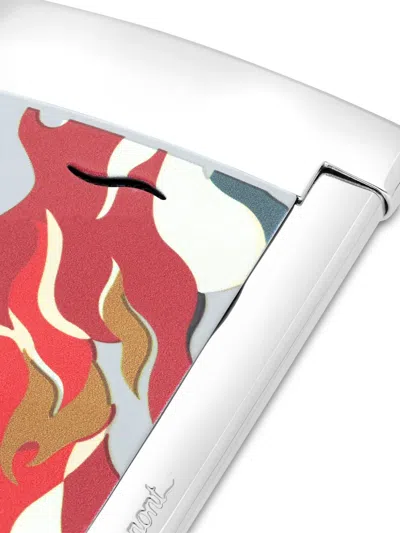 St Dupont Slim 7 Lighter In Red