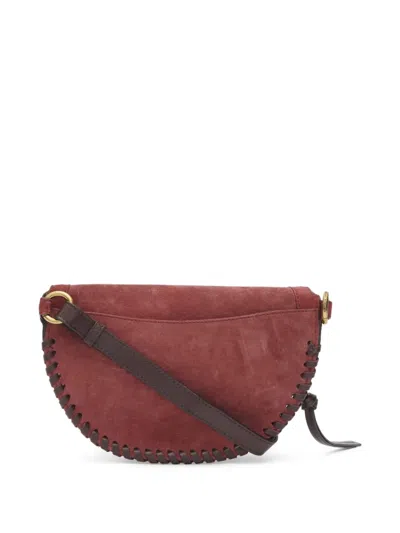 Isabel Marant Skano Xo Capsule Suede Belt Bag In Red