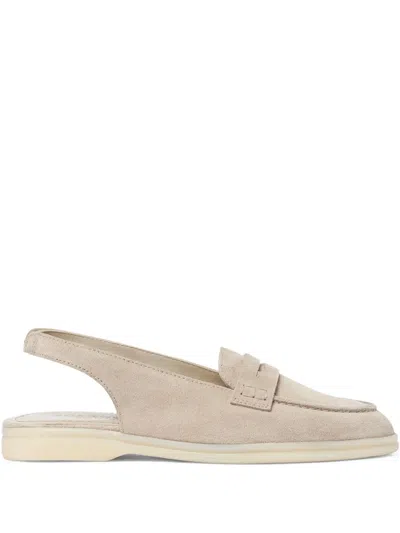 Scarosso Leila Loafers In Neutral