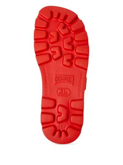 Camper Brutus Slide Sandal In Red