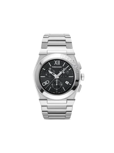 Ferragamo Vega Chrono 42mm In Black