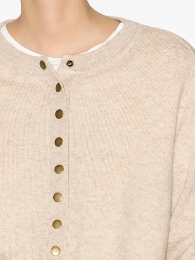Isabel Marant Idesia Cardigan In Light Beige