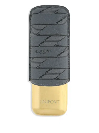 St Dupont Monogram 1872 Cigar Case In Black