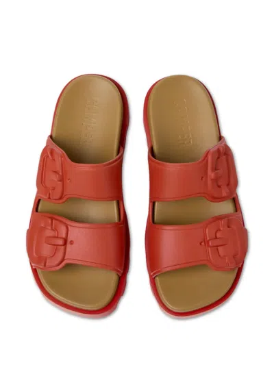 Camper Brutus Slide Sandal In Red