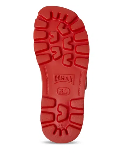 Camper Brutus Slide Sandal In Red