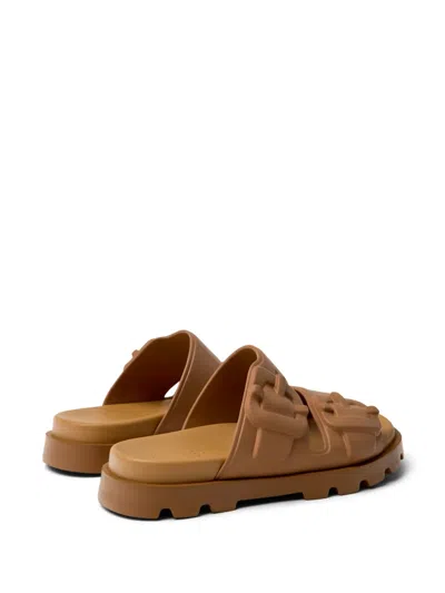 Camper Brutus Slide Sandal In Brown, Women's At Urban Outfitters