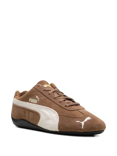 Puma Speedcat Archive Brown Sneakers With Side Logo In Suede Unisex