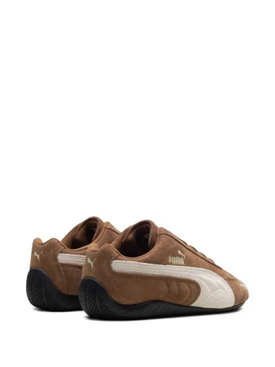 Puma Speedcat Archive Brown Sneakers With Side Logo In Suede Unisex