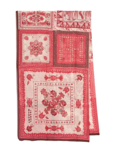 Isabel Marant Luana Foulard In Red