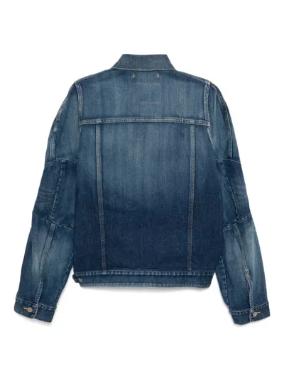 Doublet Front Cargo Pocket Jacket In Blue