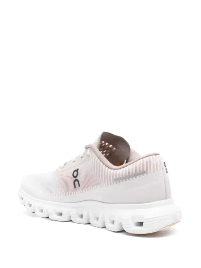 On Mesh Rubber Sole Sneakers In White