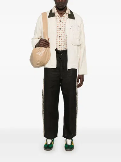 Kartik Research Embroidered Jacket In Neutrals