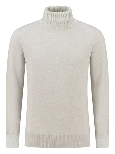 Doriani Cashmere Roll-neck Sweater In Neutrals