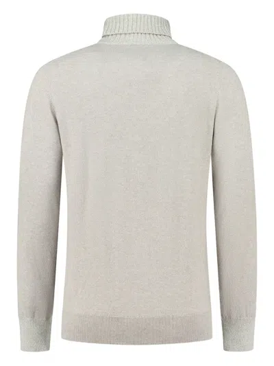 Doriani Cashmere Roll-neck Sweater In Neutrals
