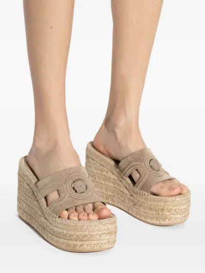 MEDUSA 高跟草编鞋（11.5厘米）