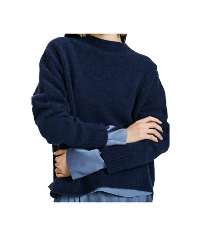 Momoní Long-sleeved Sweater In Black