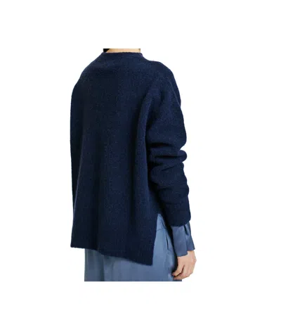 Momoní Long-sleeved Sweater In Black