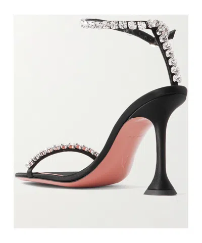 Amina Muaddi Gigi Sandal 95 Sandals In Black