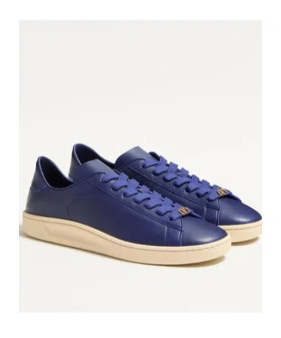 Valentino Garavani Royco Leather Sneakers With Rubber Sole In Multi