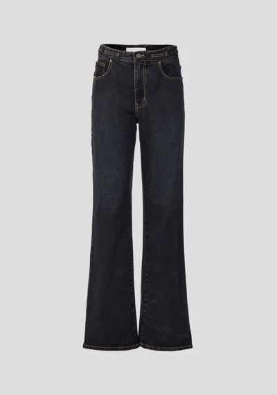 Viktoria & Woods Hutchence Jean In Washed Black Denim