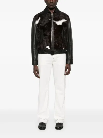 Alexander Mcqueen High Waist 5 Pockets Belt Loops Trousers In White