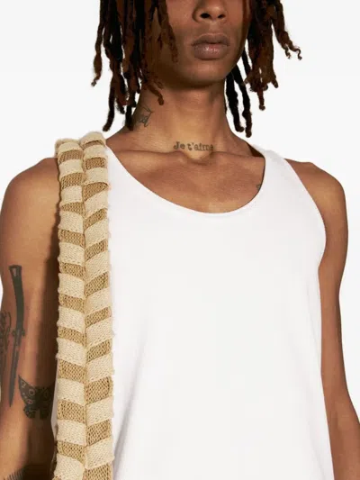 Isa Boulder Accountant Shoulder Bag In Neutrals