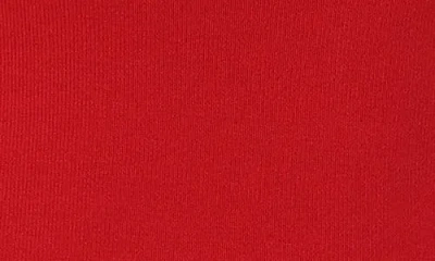 525 Eva Square Neck Crop Rib Tank In Cherry Red