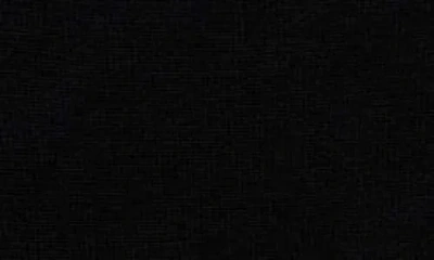 Madewell Ruffle Mockneck Merino Wool Blend Sweater In True Black