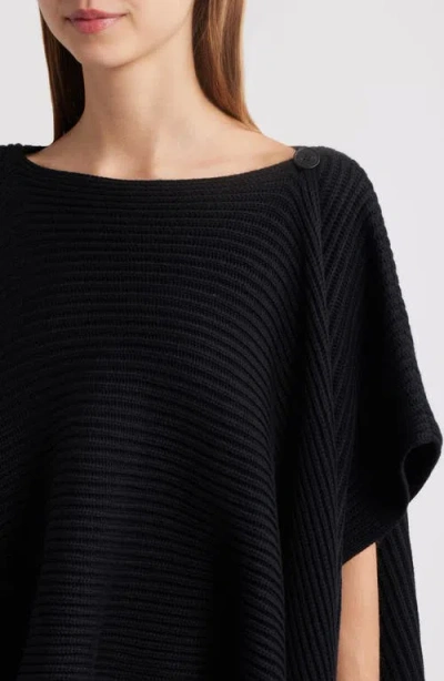 Pixie Market Cape Sweater In Black