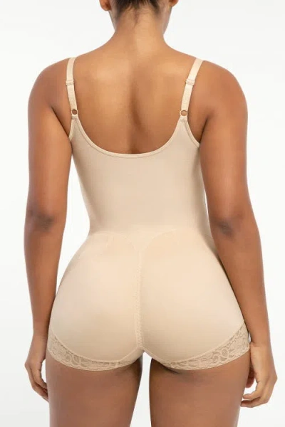 Shapellx Hourglass Full Body Shaper In Sand