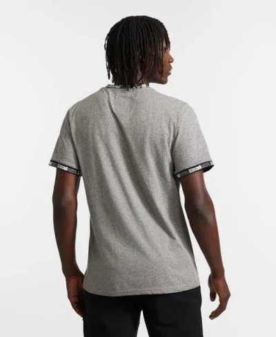 Ecko Unltd Database Short Sleeve Knit Tee In Marled Grey