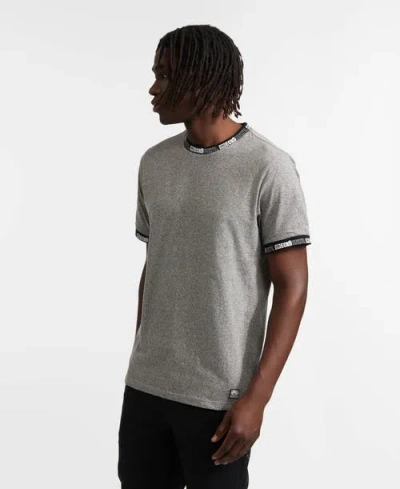 Ecko Unltd Database Short Sleeve Knit Tee In Marled Grey