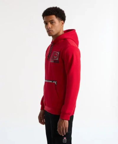 Ecko Unltd Revived Po Hoodie In True Red